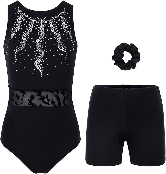 Crew Neck Flat Back Leotards