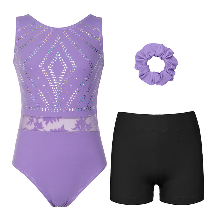 Majestic Purple Diamond Gymnastics Leotard for Girls, Adult, Child