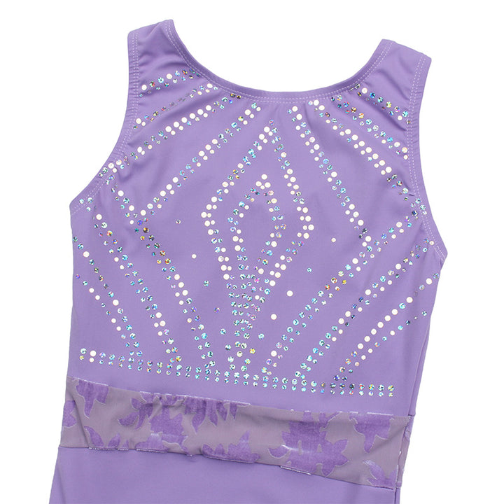 Majestic Purple Diamond Gymnastics Leotard for Girls, Adult, Child