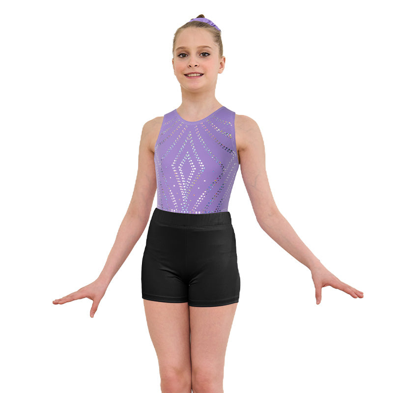 Majestic Purple Diamond Gymnastics Leotard for Girls, Adult, Child