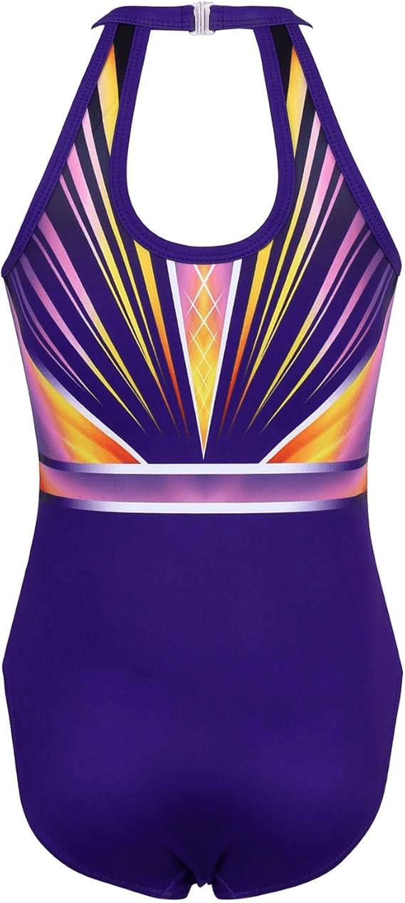 Back view of Sunset Diamond Gymnastics Set