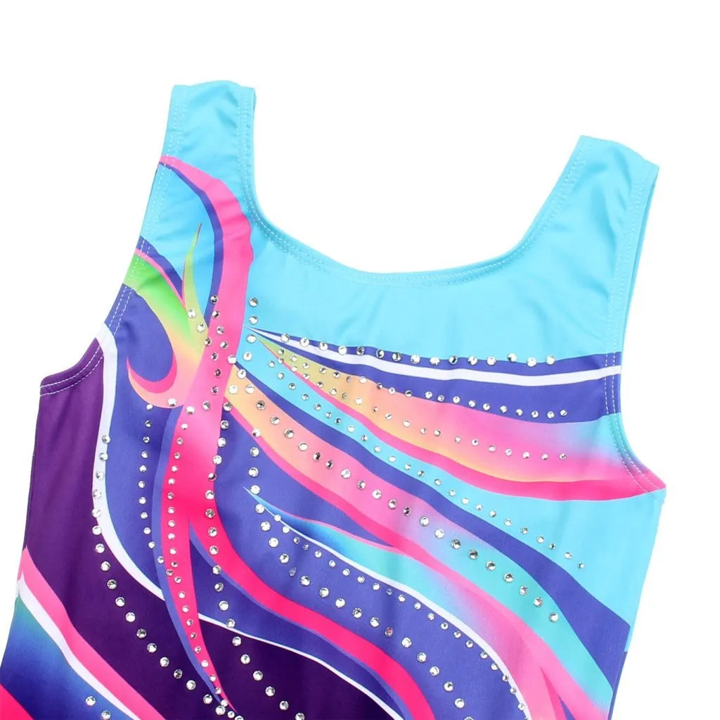 Rainbow Diamond Leotard