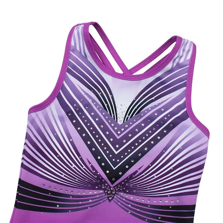 Magenta Gymnastics Leotard