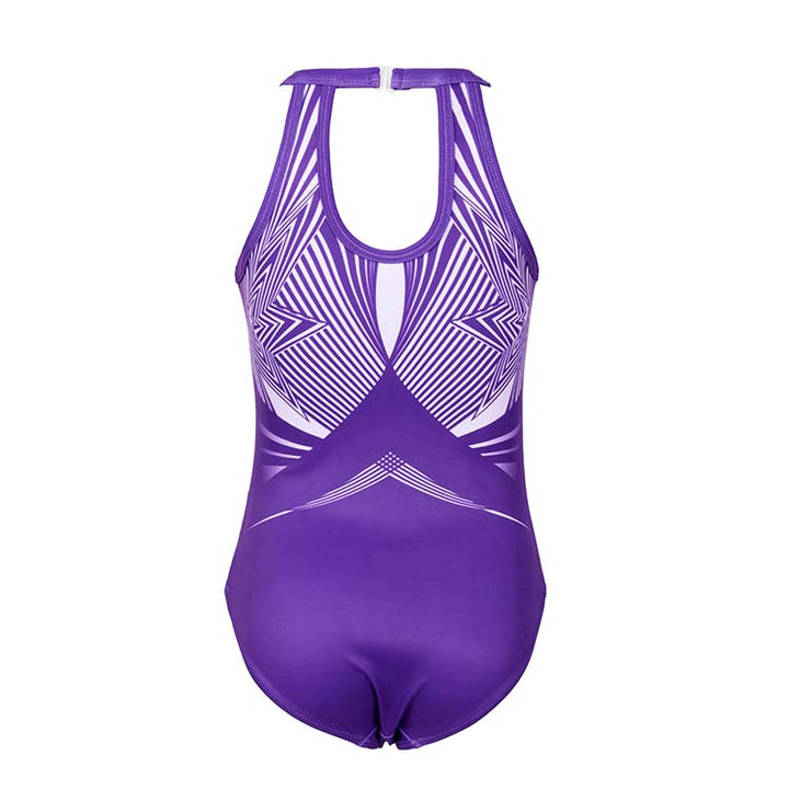 Purple Diamond Clasp Leotard