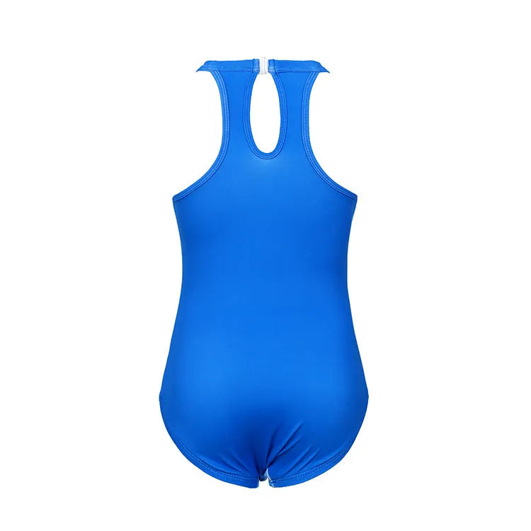 halter neck keyhole back design of Ocean Breeze Dance Leotard