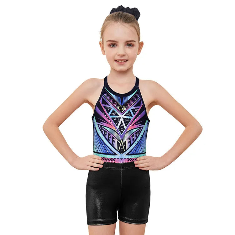 Colorful Leotard Outfit Set