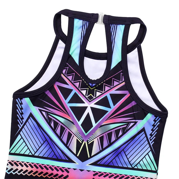 Colorful Gymnastics Leotard