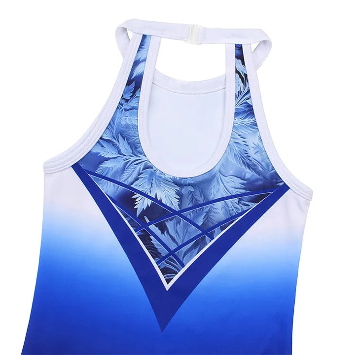 Ocean Blue Gymnastics Leotard