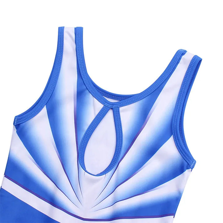 Radiant Blue Gymnastics Leotard