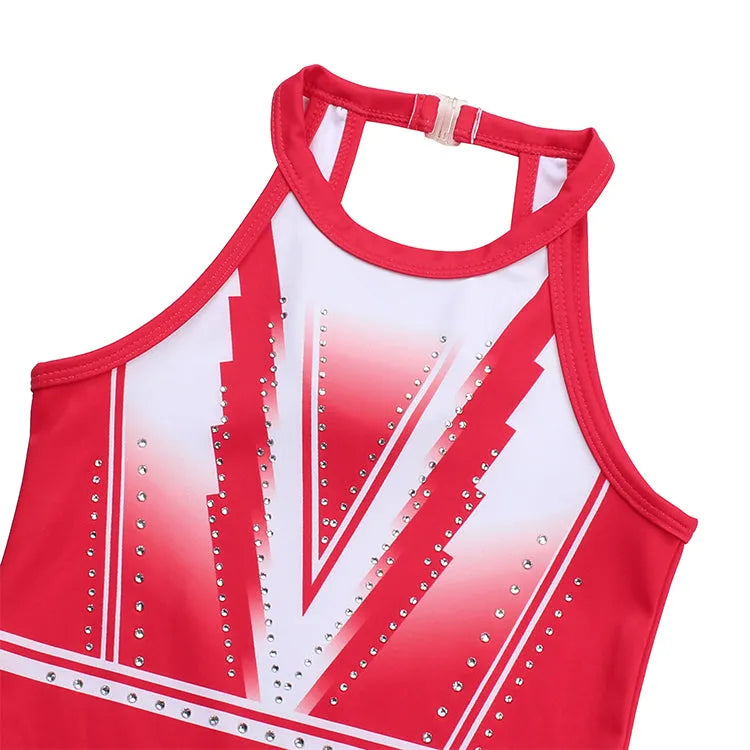 Red Rhinestone Leotard