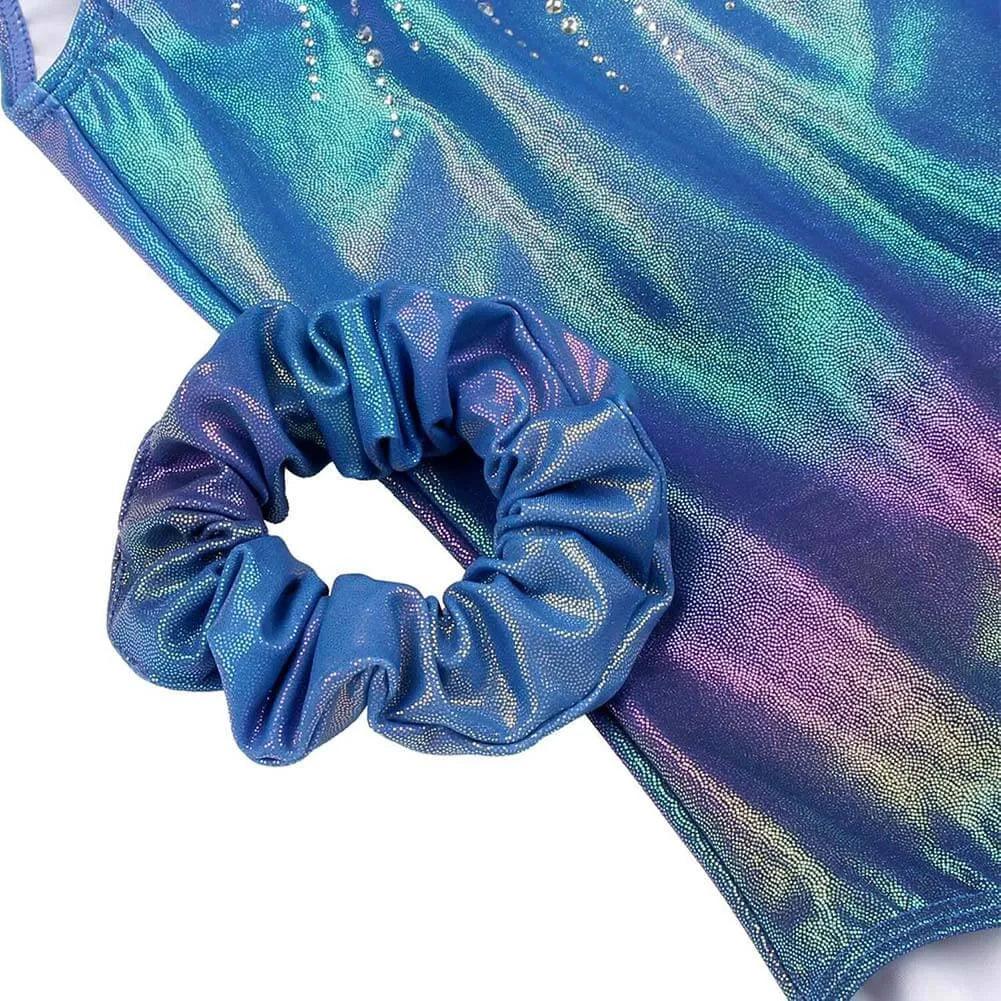 Matching Scrunchie with Holographic Gymnastics Leotard