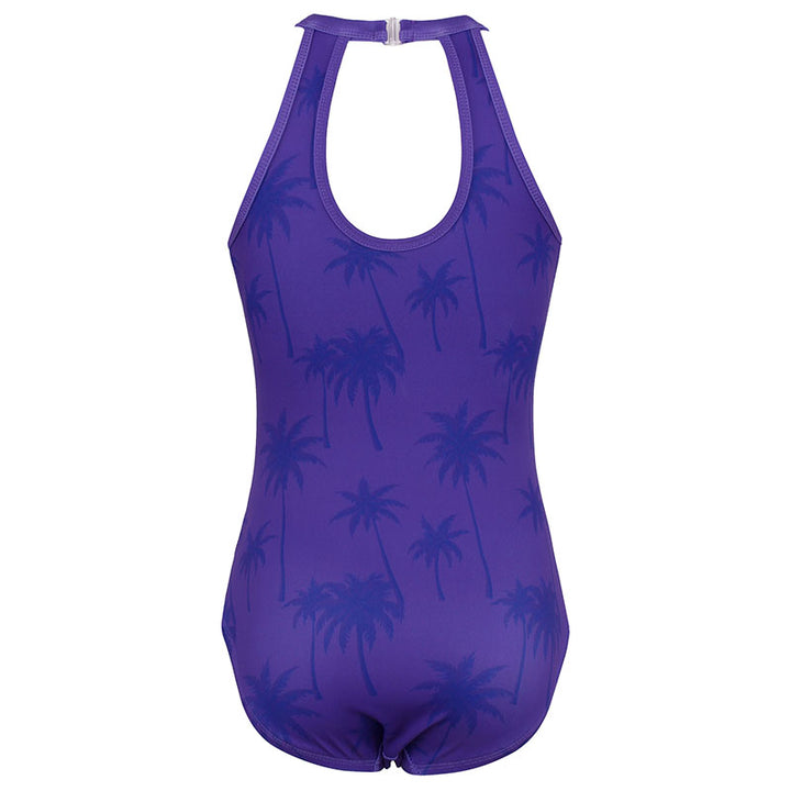 Coconut Tree Clasp Back Gymnastics Leotard Set