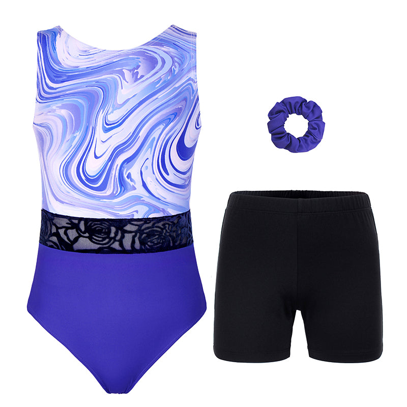 Gymnastics leotard 2024 and shorts bundle